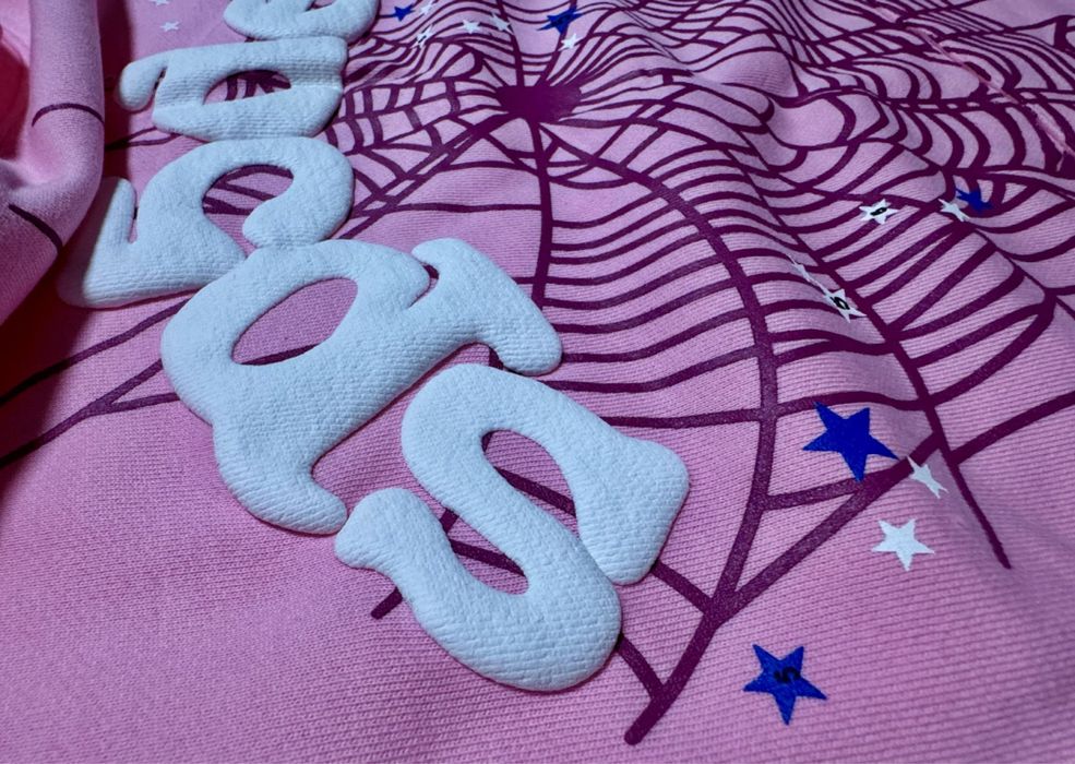 sp5der худи розов цвят ново