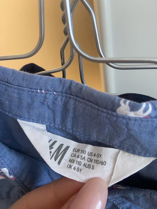 Детски рокли с дълъг ръкав h&m 5 год