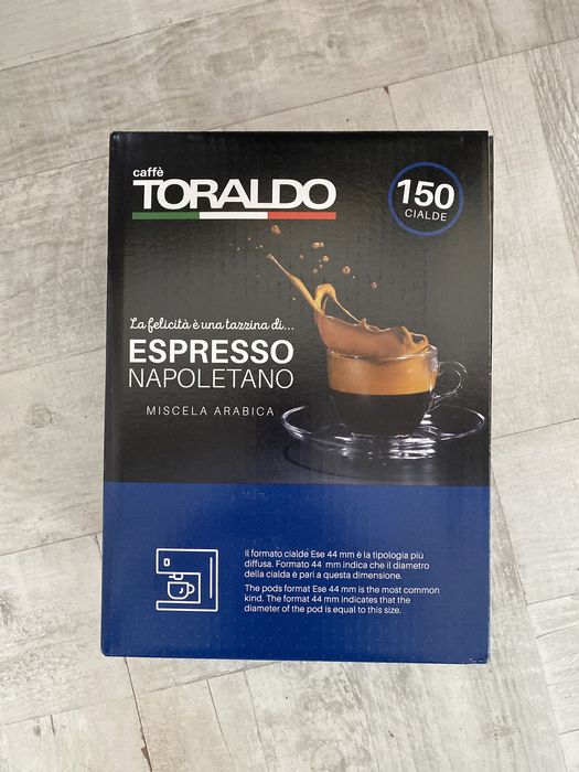 Кафе Toraldo капсули хартиени дози 150бр. 46лв.
