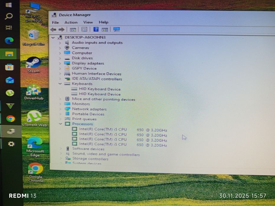 Vând PC i5 frecventa 3.2GHz