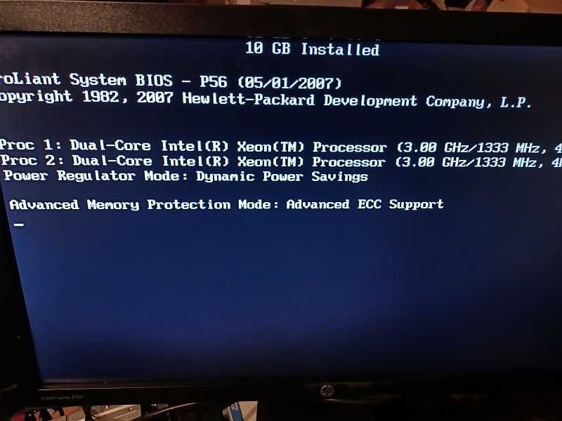 Сервер HP ProLiant DL380 G5.