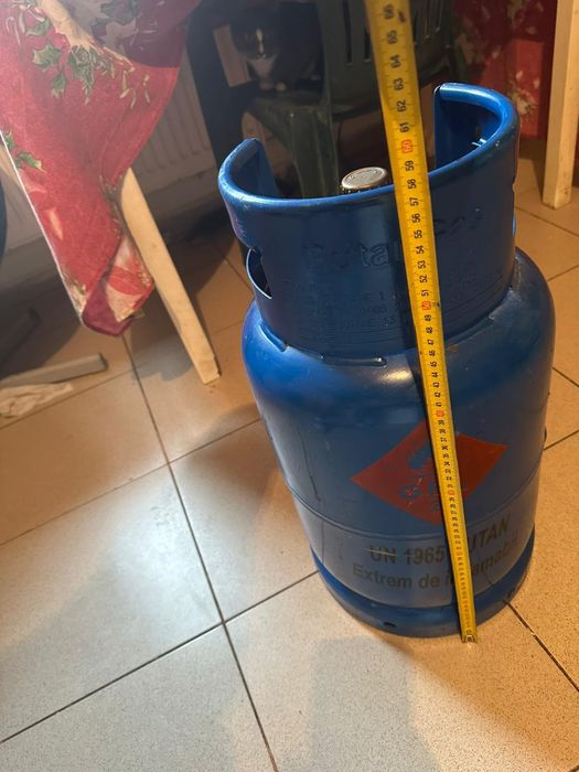 Butelie de  aragaz plina