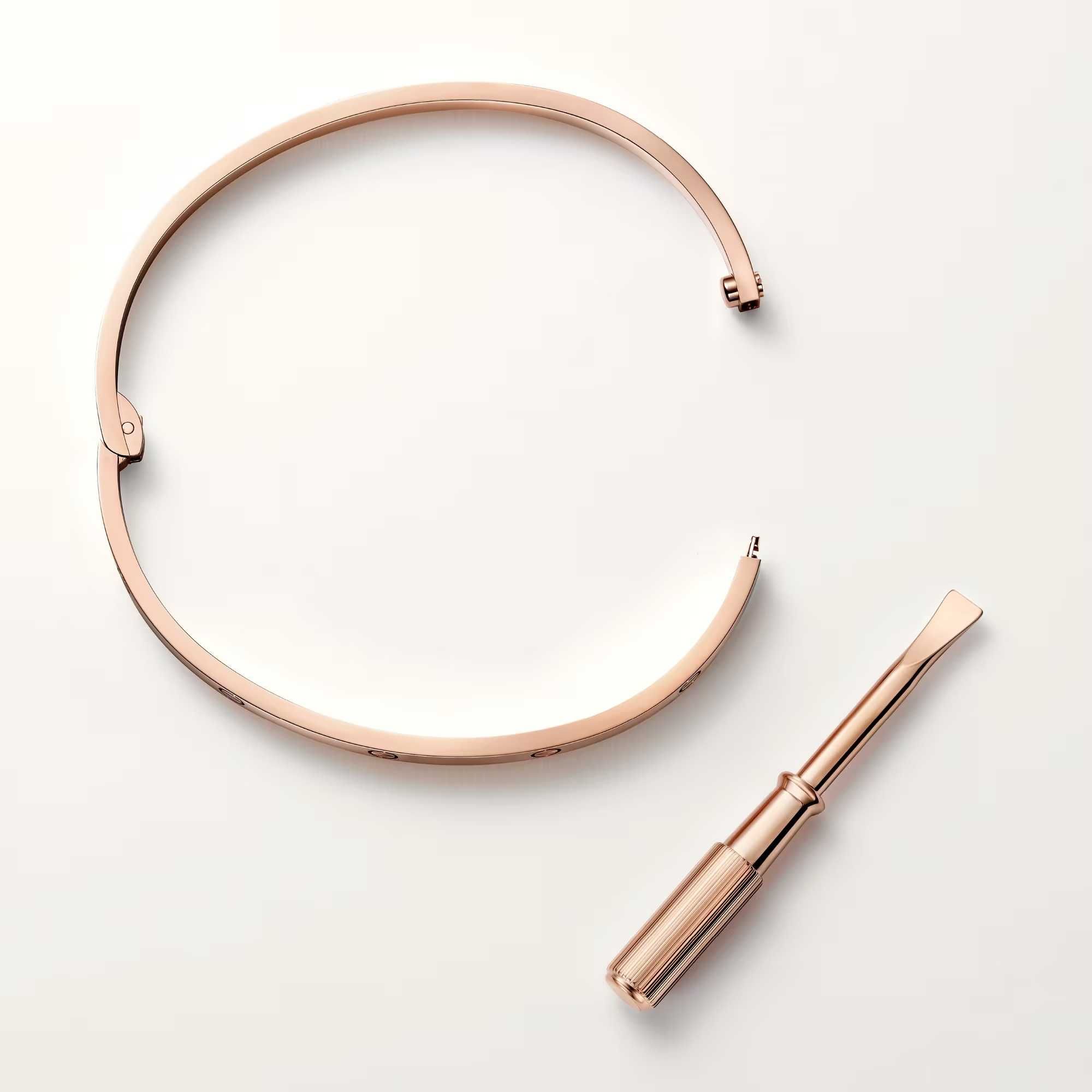 CARTIER Love Rose Gold Classic Small Model Гривна с Отверка