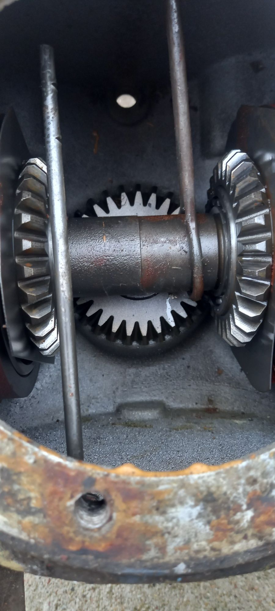 reductor inversor raport 1 la 1 cu fulie 30 cm