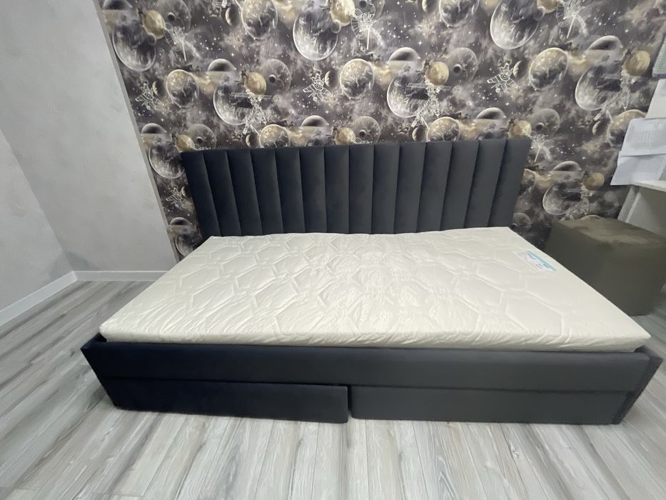 Кровать 210*110 с ортопедическим матрасом (съемный чехол)