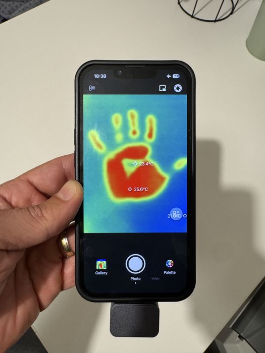 Camera termoviziune Infiray P2 Pro Iphone