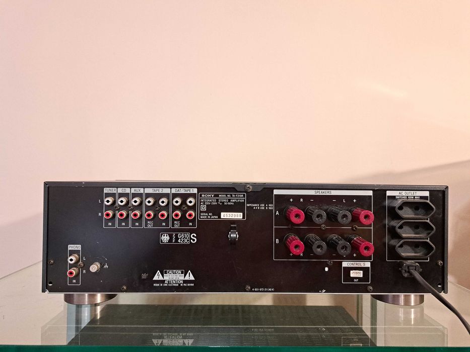 Amplificator SONY TA-F319, 1989, Japonia