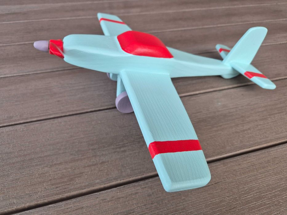 Avion din lemn jucarie unicat