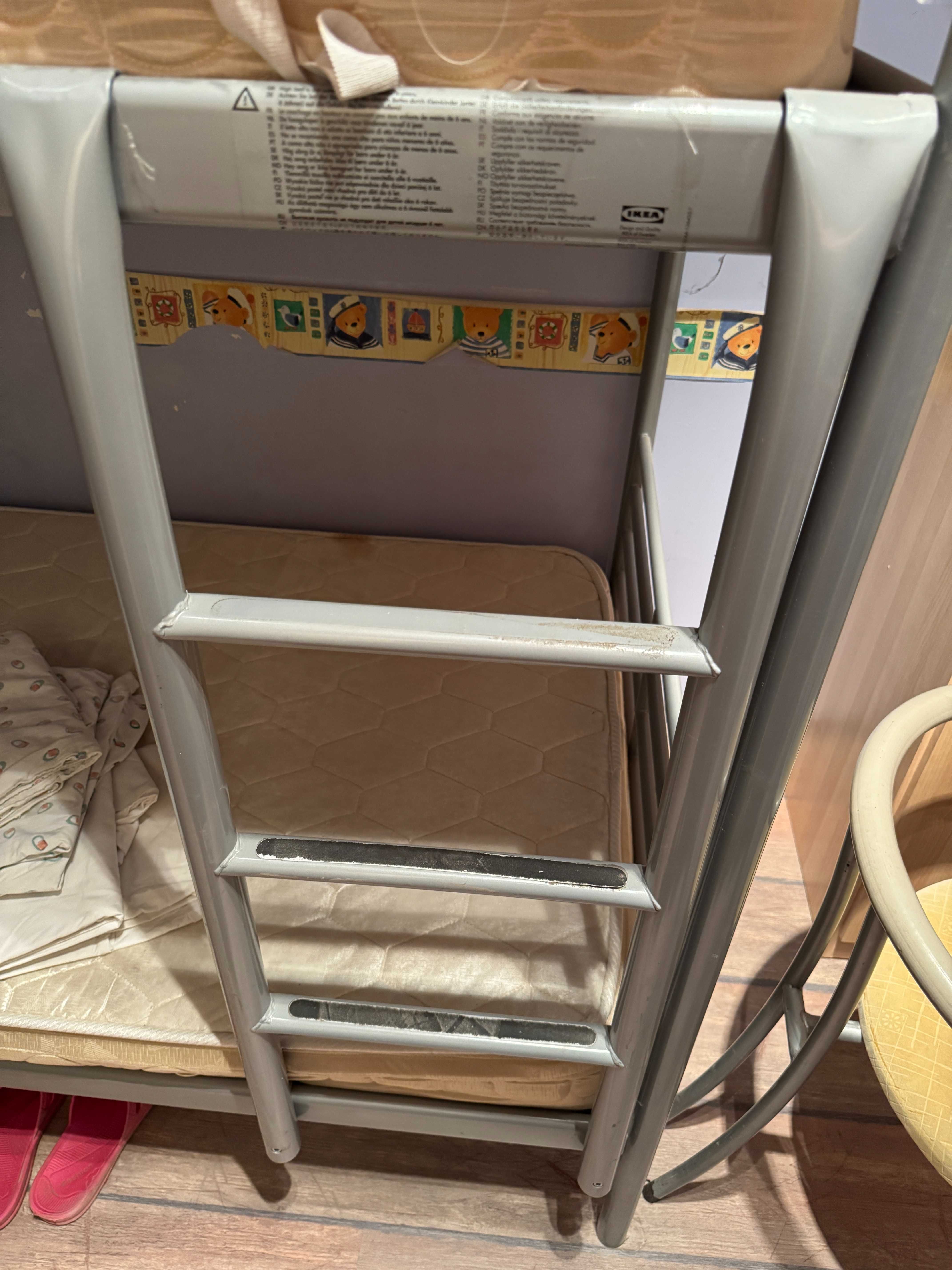 Двуетажно легло 90x200 IKEA SVÄRTA