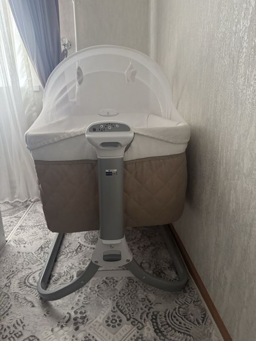 Продаю детскую кроватка и плюс люлька с музыкой