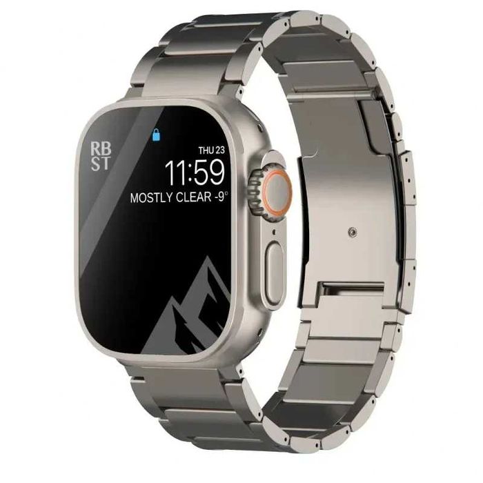Curea metalica ceas Apple Watch Ultra / Ultra 2 49mm Titanium Band