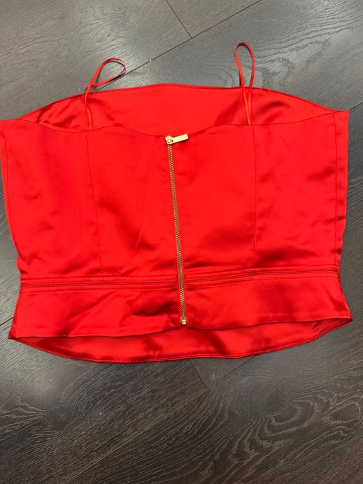 червен горен корсет