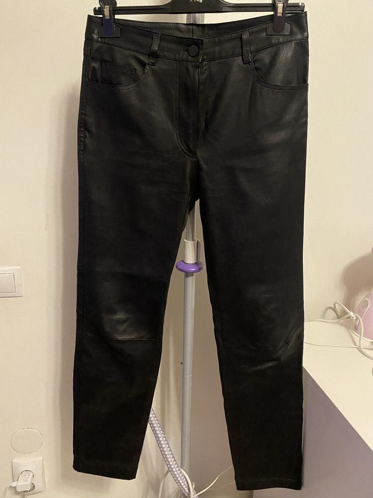 Pantaloni piele Massimo dutti