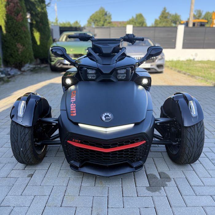 Can am Spyder F3 Black 2024 Ca nou, cel mai mic pret 16.000 Tva inclus