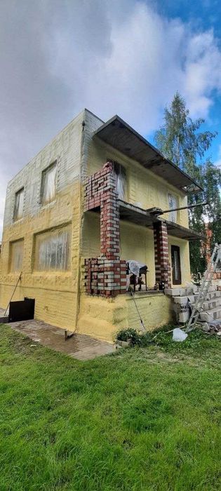 Утепление кровли крыш пеной (ППУ) пенополиуретан на проф оборуд фасад!