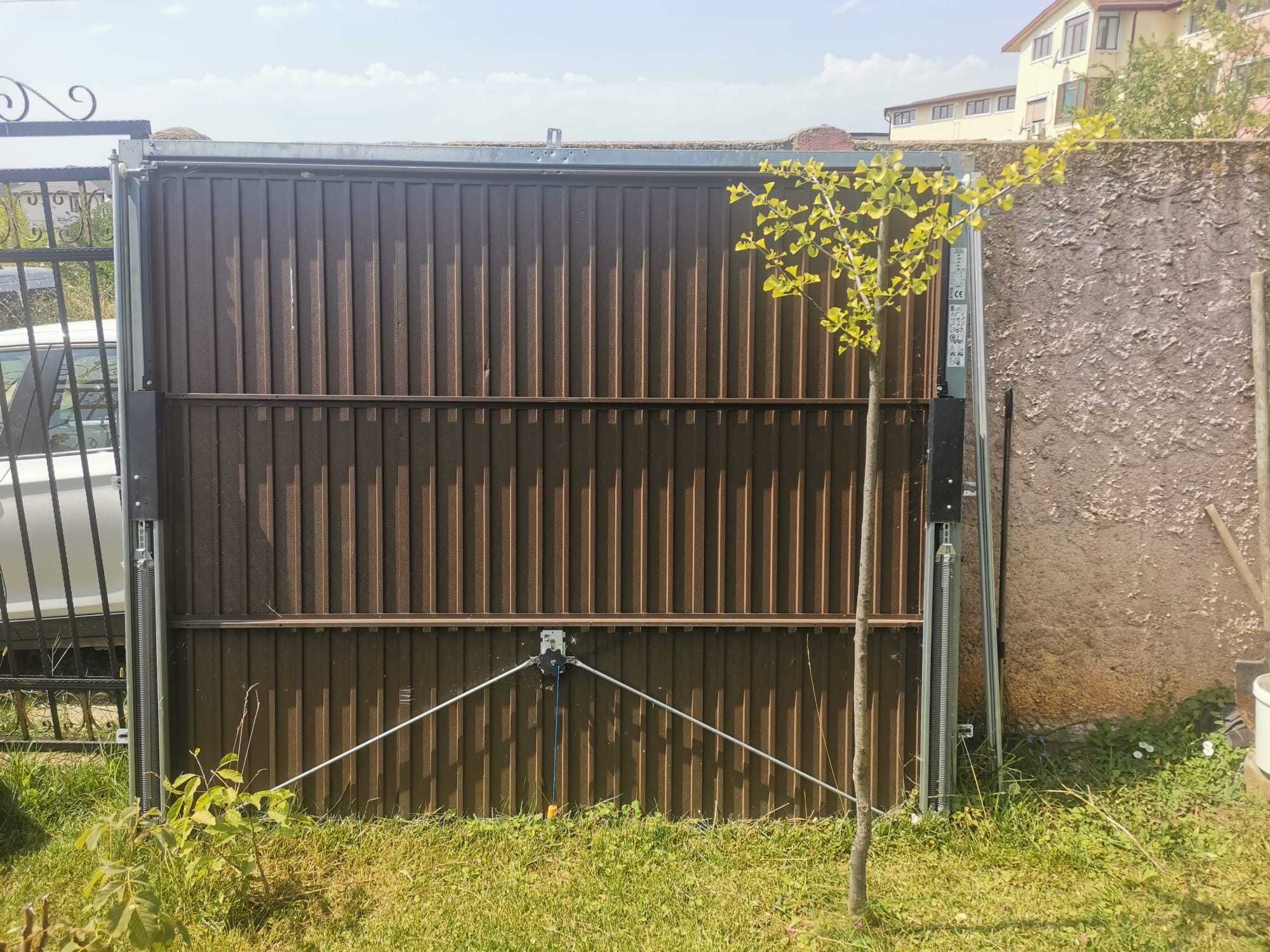 Usa de garaj basculanta ,cu motor actionare electrica cu telecomanda