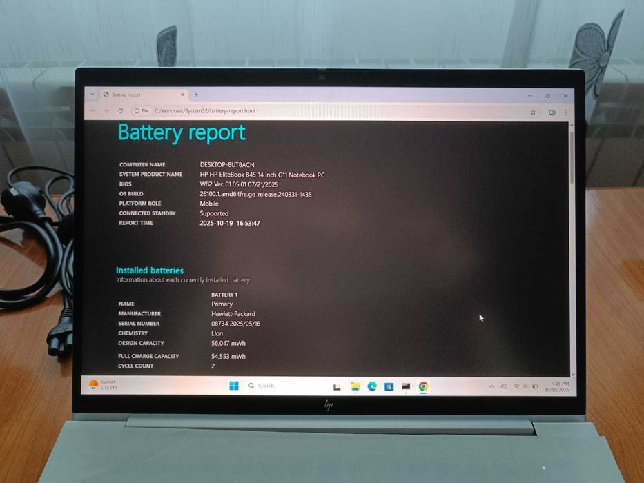 Laptop HP Elitebook 845 G11 Ryzen 7 8840U, 32 GB RAM, 512 GB GARANTIE