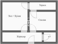 Двустаен апартамент в ж.к Меден Рудник зона А Пред Акт 15