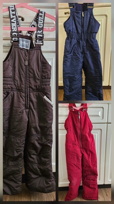 Полукомбинезон зимний Gulliver для мальчика/девочки рр.98, 116, 128