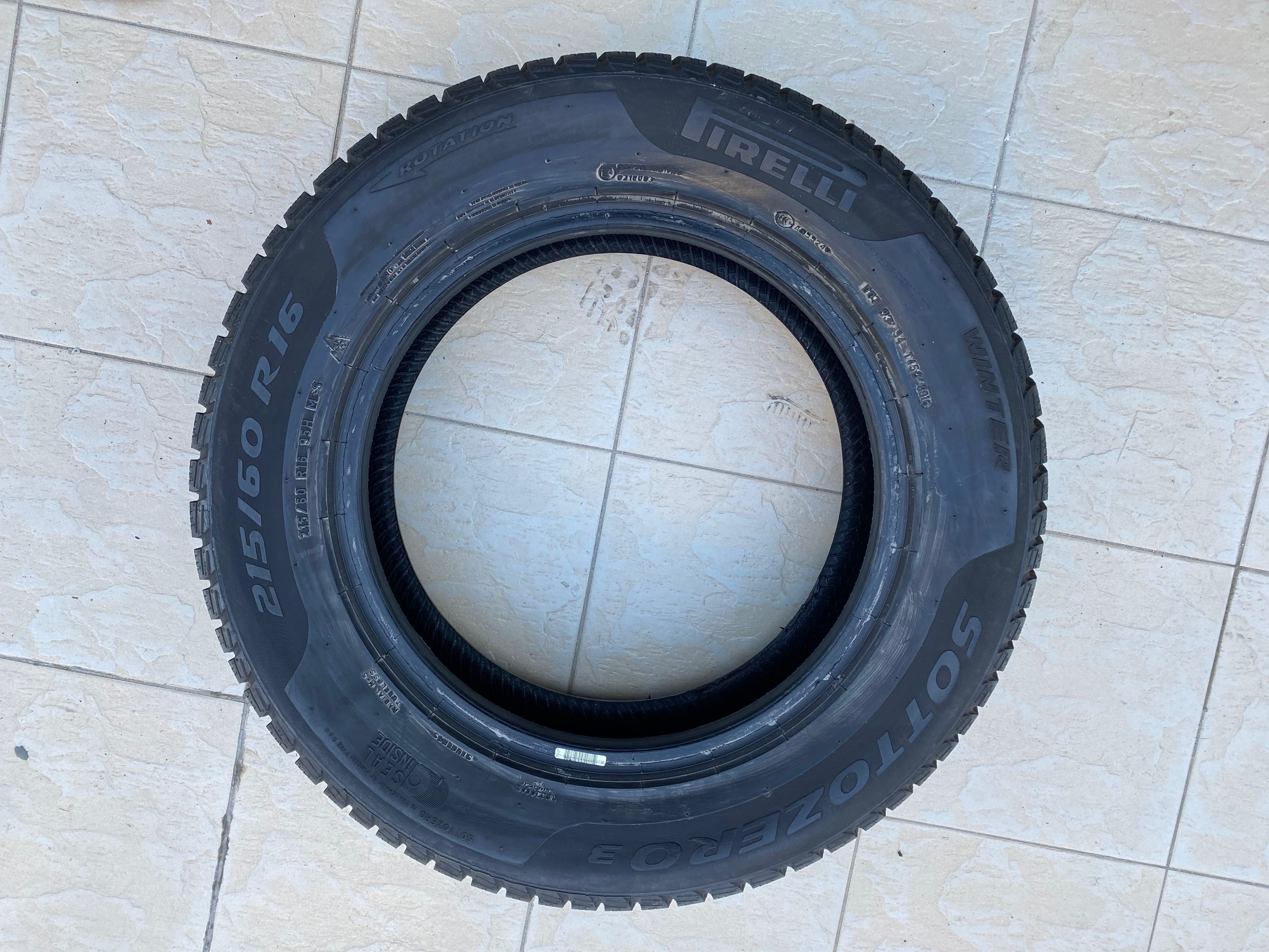 Гума зимни гума 215/60/16” PIRELLI SOTTOZERO 3