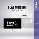 [НОВЫЙ] Монитор Ziffler 24ZW3000 / 24" FHD IPS FLAT 120Hz White