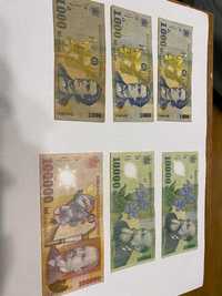 Bancnote vechi românești de colecție 1000, 500, 100 000 etc.