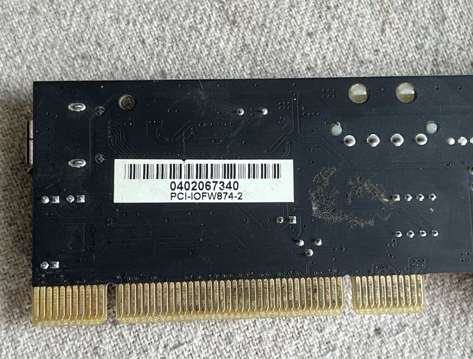 Placă PCI FireWire IEEE1394 cu 3 porturi externe și 1 intern PC Deskto