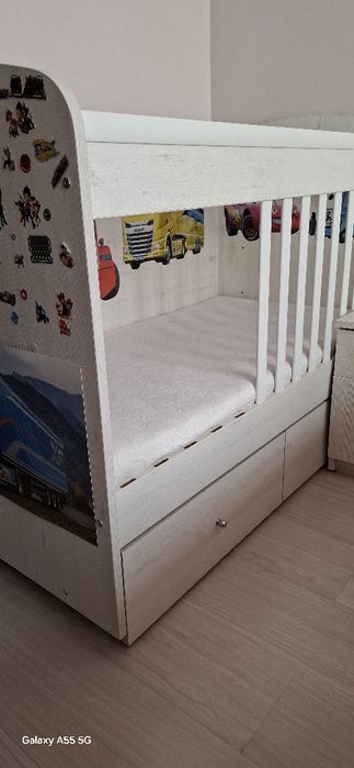 Дървено Детско легло