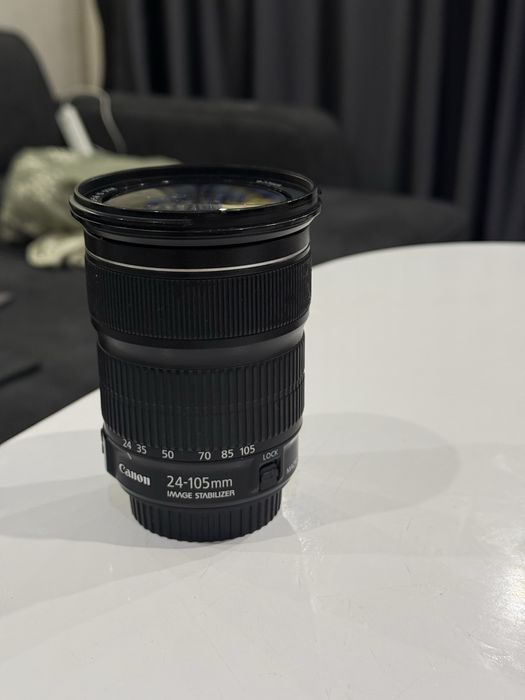 Продам объектив на canon 24-105 зум. EF. Светосила f 3.5.