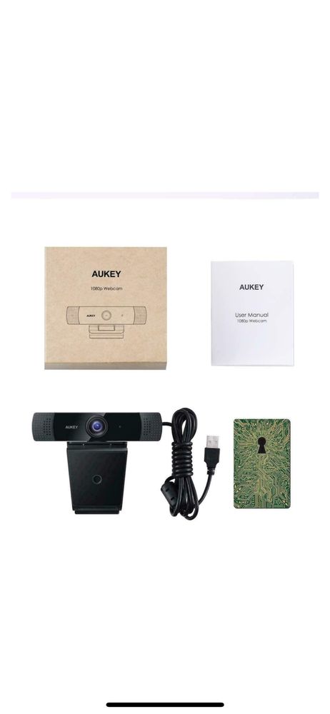 Camera web Aukey 1080p Dual-HDMicrophone