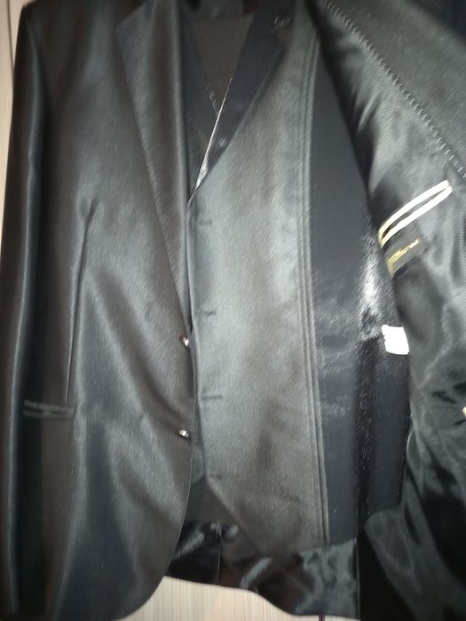 Costum negru bărbați mărimea 52