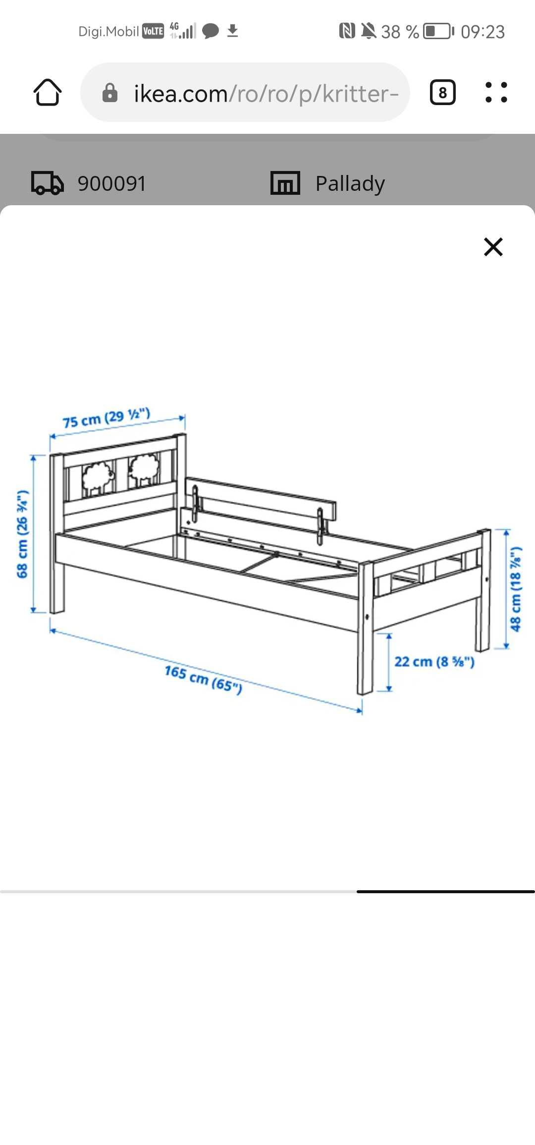 Patut copii IKEA