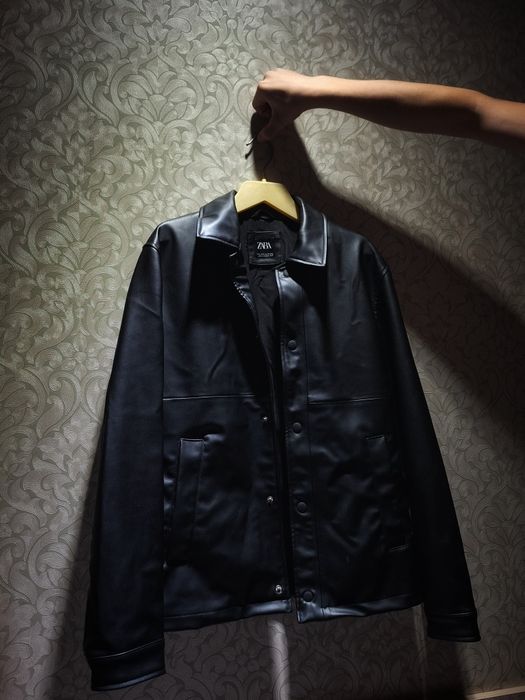 Кожаная куртка Zara
