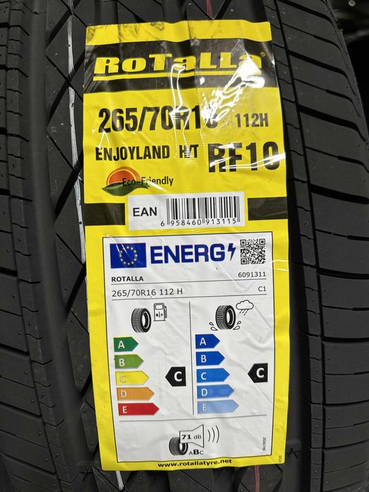 Нови летни джипови гуми ROTALLA ENJOYLAND RF10 265/70R16 112H НОВ DOT