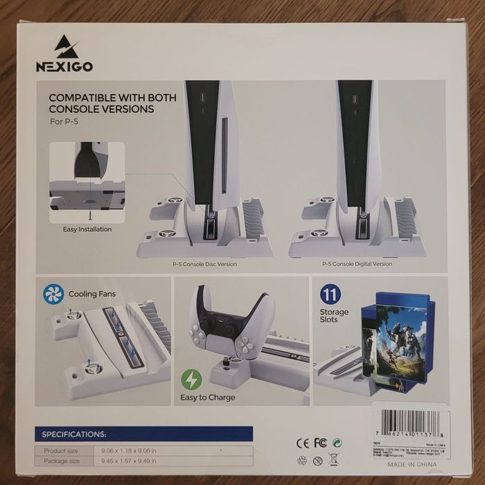 Lot Accesorii Gaming P5 NexiGo Statie/Dock Incarcare +Stand Racire NOU