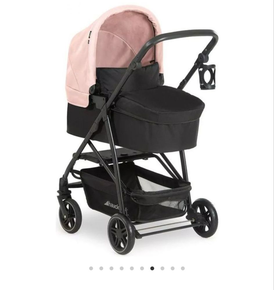 Carucior 3in1 Hauck Rapid 4R Plus Trioset Rose cu UPF 50+