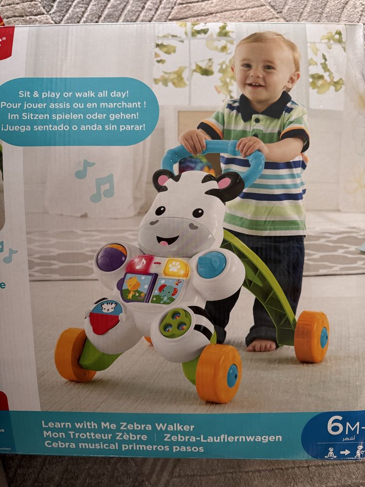 Уокър зебра fisher price