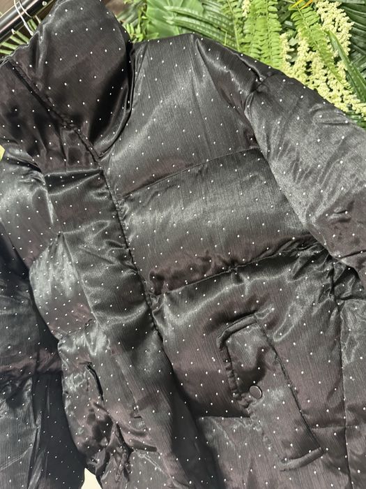 Geaca neagra cu cristale Swarovski