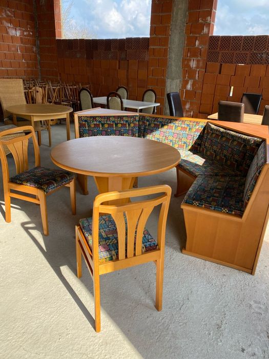 Colțar de bucătărie lemn masiv