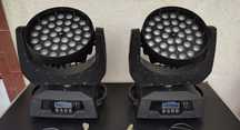 Led Wash zoom 36x12w rgbw moving

head dmx