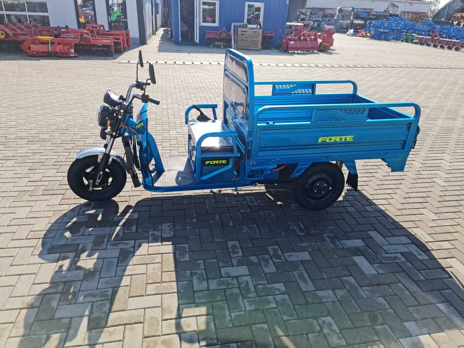 Triciclu electric cu bena tip cargo 500 kg, FORTE by AGRONORD