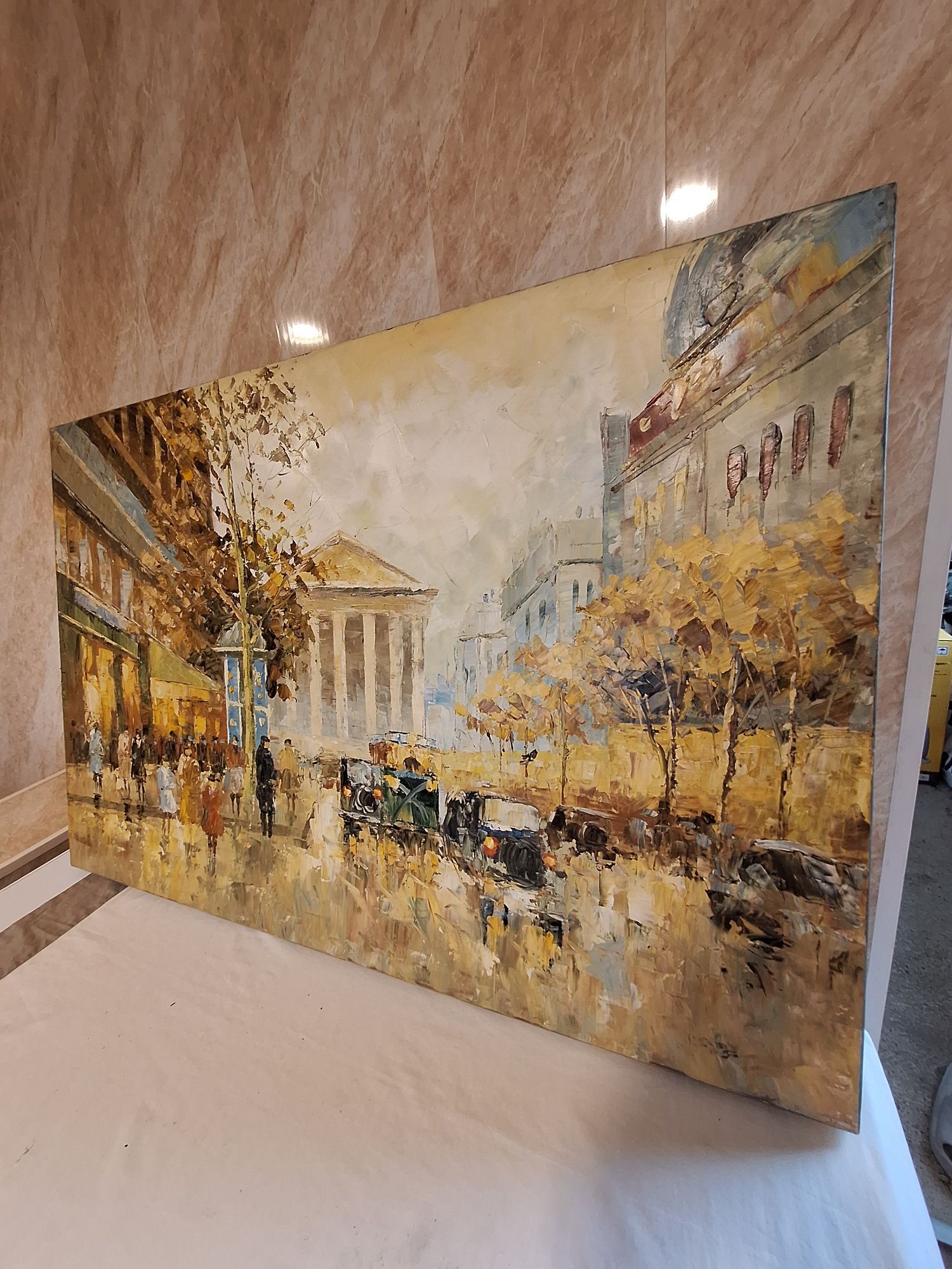 Огромна картина пастели