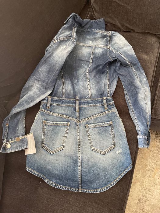 Dsquared  оригинална дънкова рокля 40