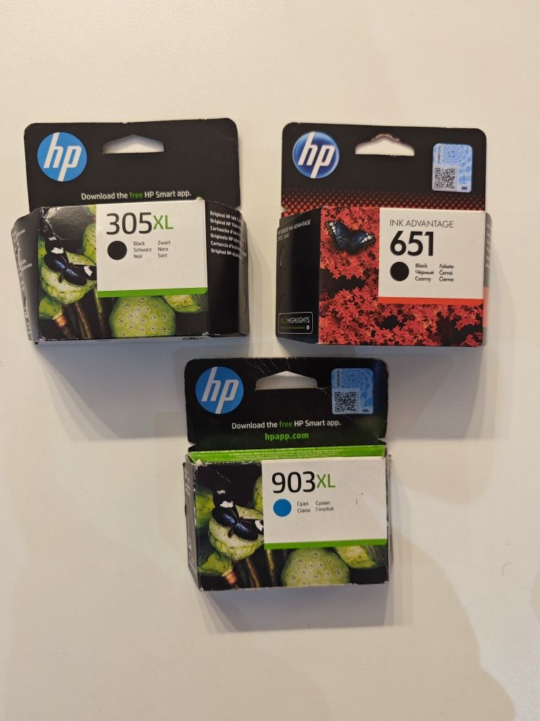 Cartus original HP 651 black 655 yellow cyan 903 xl Canon 571 bk PGBK