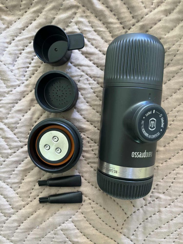 Преносима кафемашина Wacaco Nanopresso + Nespresso adapter