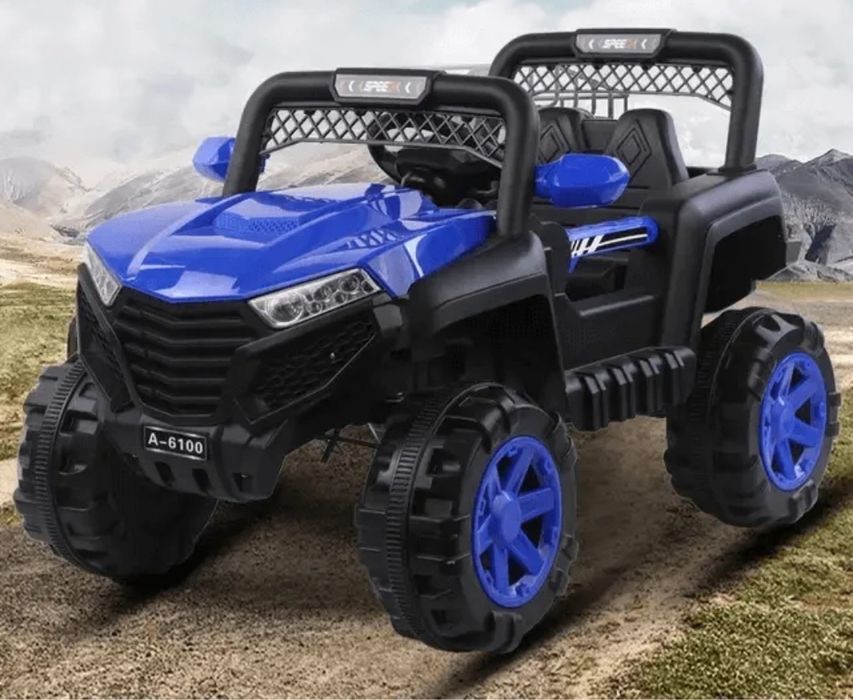 Masinuta electrica UTV A6100 pentru copii cu 2 motoare roti spuma EVA