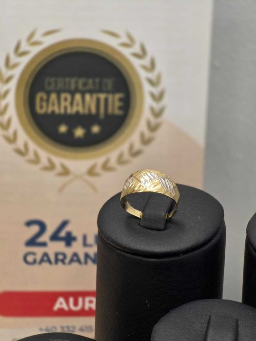 Inel aur 14K 1.30g [Ag45 B.32481.2.35]