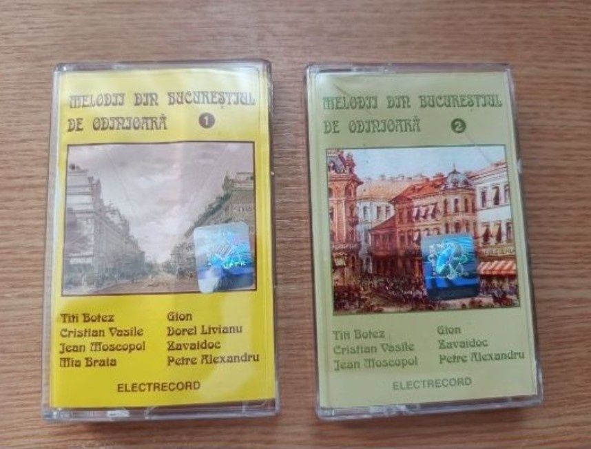 Casete audio originale Bucurestiul de odinioara