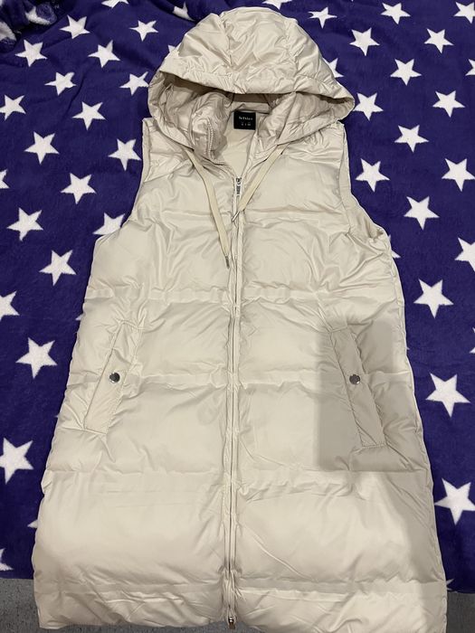 Geacă fără mâneci,lungă marime S