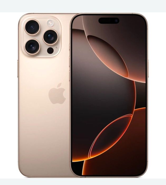 Продам Айфон 16 про макс золотистый титан